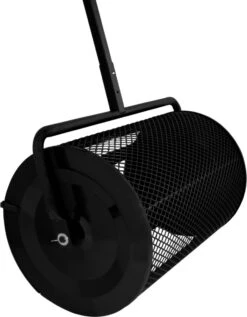 Épandeur De Compost Zwart T-Mech - Capacité De 80 L - Conception Légère - Porte à Charnière - Comprend Des Gants De Jardin -Vendite Pelouse Pro 935x1200