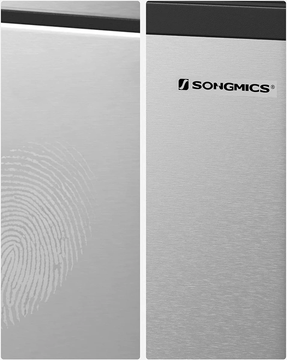 ZAZA Home & Office Poubelle 30 Litres, Tri Des Déchets, 2 X 15 Litres, Poubelle, Poubelle à Pédale Avec Poubelles Intérieures, Pédales Colorées, Système De Séparation Des Déchets Pour La Cuisine, Argent-noir 5 ZAZA Home & Office Poubelle 30 Litres, Tri Des Déchets, 2 X 15 Litres, Poubelle, Poubelle à Pédale Avec Poubelles Intérieures, Pédales Colorées, Système De Séparation Des Déchets Pour La Cuisine, Argent-noir – Image 5