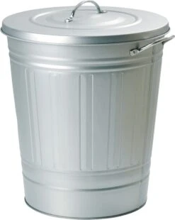 Ensemble Poubelle élégant - Avec Brosse De Toilette Et Plateau De Brosse à Languette - Noir / Bambou - Klein Taille - 3L - Poubelle De Salle De Bain / Toilette / Cuisine / Bureau