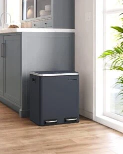 Songmics Poubelle De Cuisine, 2 X 15 L, Système De Tri Des Déchets, Poubelle En Métal, Poubelle à Pédale Avec Bacs Intérieurs Et Poignées, Tri Des Déchets, Fermeture Soft , Hermétique, Anthracite LTB30GS 13 Songmics Poubelle De Cuisine, 2 X 15 L, Système De Tri Des Déchets, Poubelle En Métal, Poubelle à Pédale Avec Bacs Intérieurs Et Poignées, Tri Des Déchets, Fermeture Soft , Hermétique, Anthracite LTB30GS -Vendite Pelouse Pro 960x1200 3