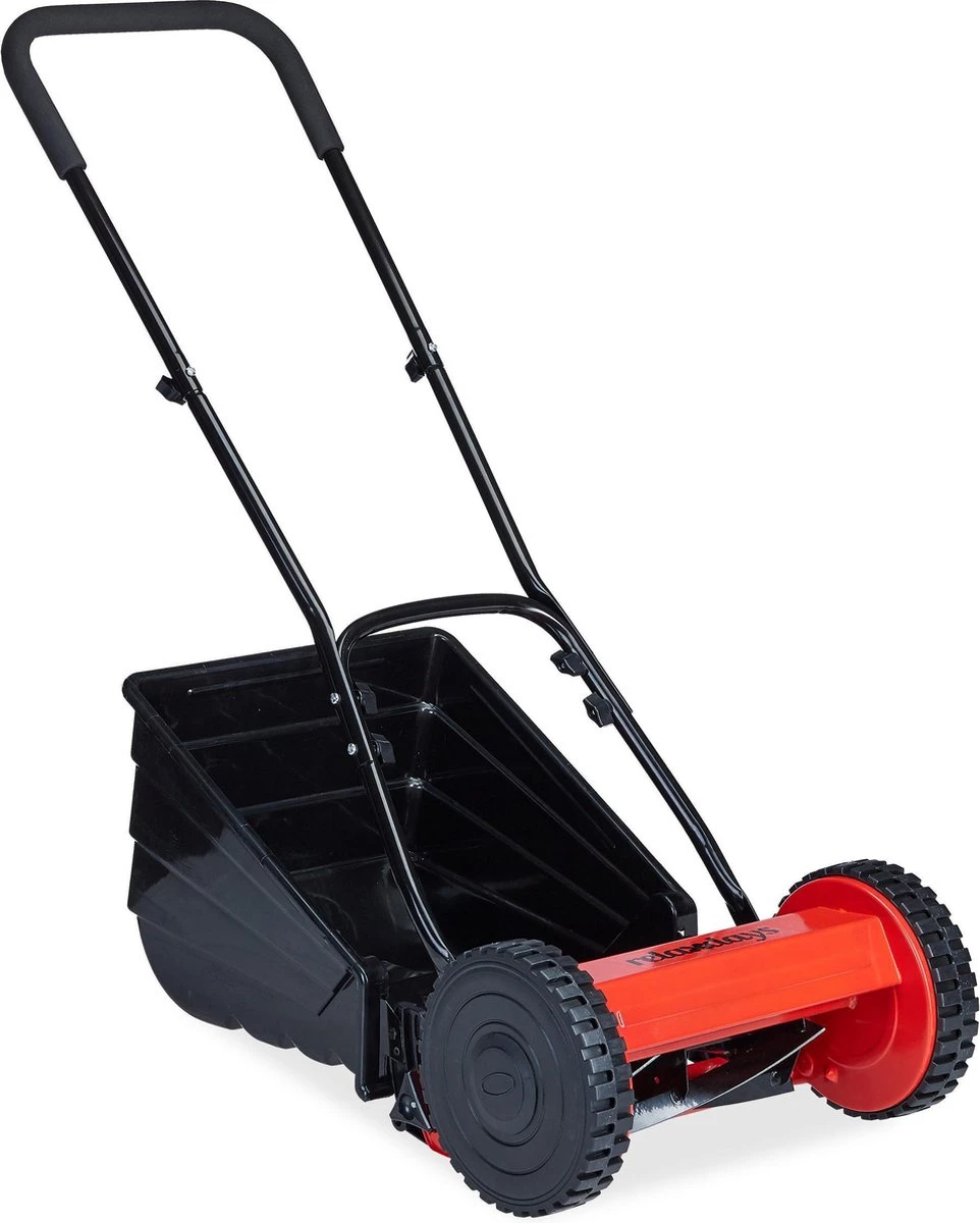 Tondeuse à Gazon Relaxdays Avec Collecteur - Tondeuse à Gazon Manuelle - Tondeuse à Bobine - Tondeuse à Gazon 2 Tondeuse à Gazon Relaxdays Avec Collecteur - Tondeuse à Gazon Manuelle - Tondeuse à Bobine - Tondeuse à Gazon – Image 2