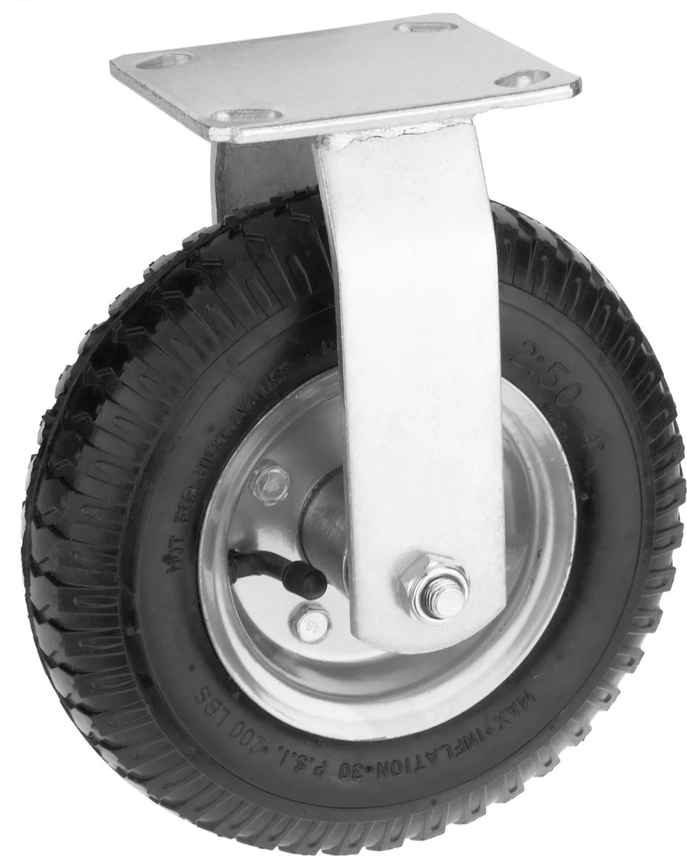 PrimeMatik - Roue De Brouette Fixe 90 Kg 8x2.5" 203x64 Mm. Courroie De Rechange Pour Plate-forme De Transport Et Chariots 1 PrimeMatik - Roue De Brouette Fixe 90 Kg 8x2.5" 203x64 Mm. Courroie De Rechange Pour Plate-forme De Transport Et Chariots