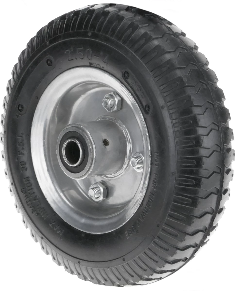 PrimeMatik - Roue De Brouette Pack De 2 90 Kg 8x2.5" 203x64 Mm. Courroie De Rechange Pour Plate-forme De Transport Et Chariots 4 PrimeMatik - Roue De Brouette Pack De 2 90 Kg 8x2.5" 203x64 Mm. Courroie De Rechange Pour Plate-forme De Transport Et Chariots – Image 4