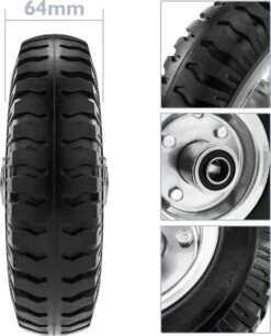 Massief - Roue De Brouette Pleine 2-pack 70 Kg 8x2.5" 203x64 Mm. Courroie De Rechange Pour Plate-forme De Transport Et Chariots -Vendite Pelouse Pro 970x1200 1