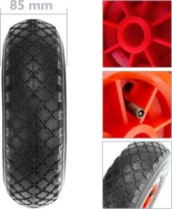 PrimeMatik - Roue De Brouette Pack De 2 70 Kg 10x3" 260x85 Mm. Courroie De Rechange Pour Plate-forme De Transport Et Chariots -Vendite Pelouse Pro 986x1200 2
