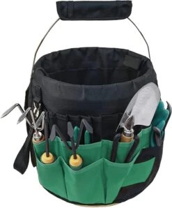Sac à Outils De Jardin Seau Avec 42 Poches Multi-usages Externes Meilleur Oxford/tissu Robuste Pour Femmes Hommes